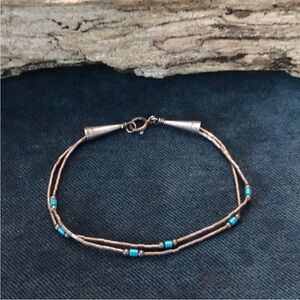Native American Style Sterling Bracelet